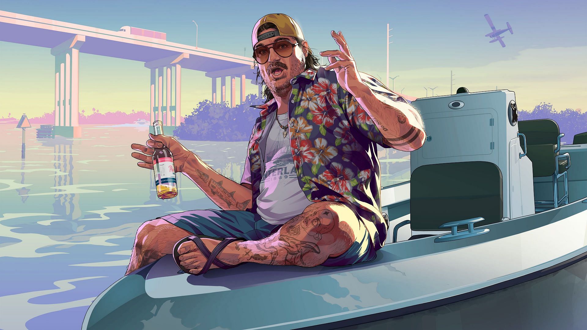 Cal Hampton's official artwork from Grand Theft Auto 6 (Image via Rockstar Games)